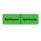 Nevs IV Drug Line Label - Amrinone/Amrinone 7/8" x 3" Flr Green w/Black N-11649 - alternate 1